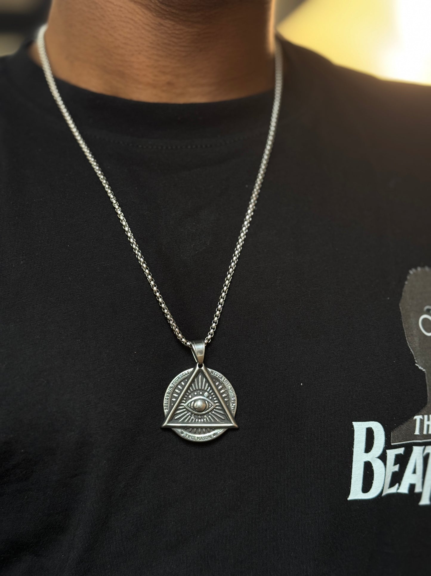 Illuminati premium stainless steel necklace