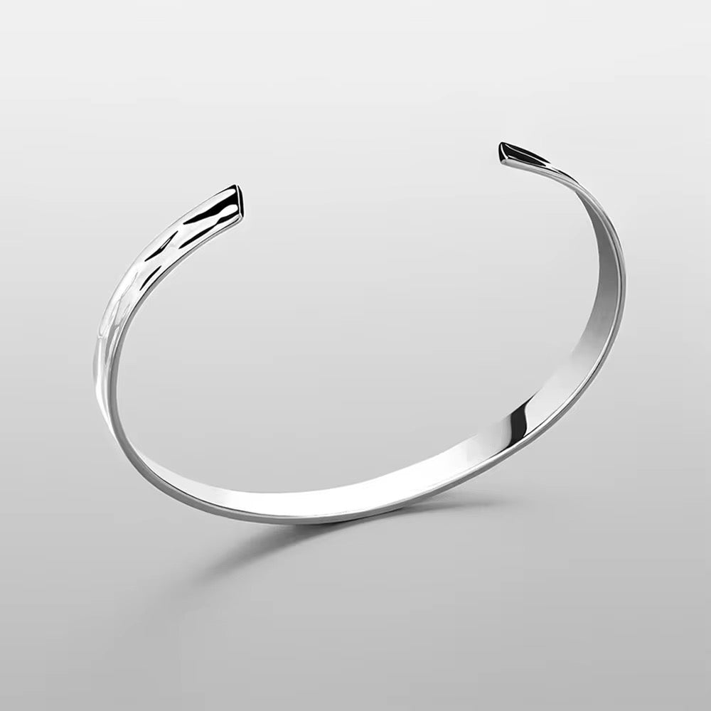 stainless steel bracelet uneven kada