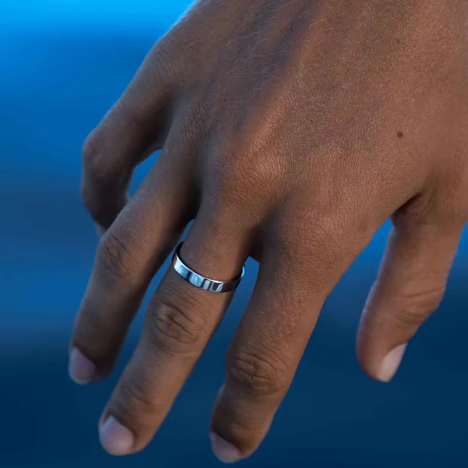 Plain adjustable stainless steel adjustable ring