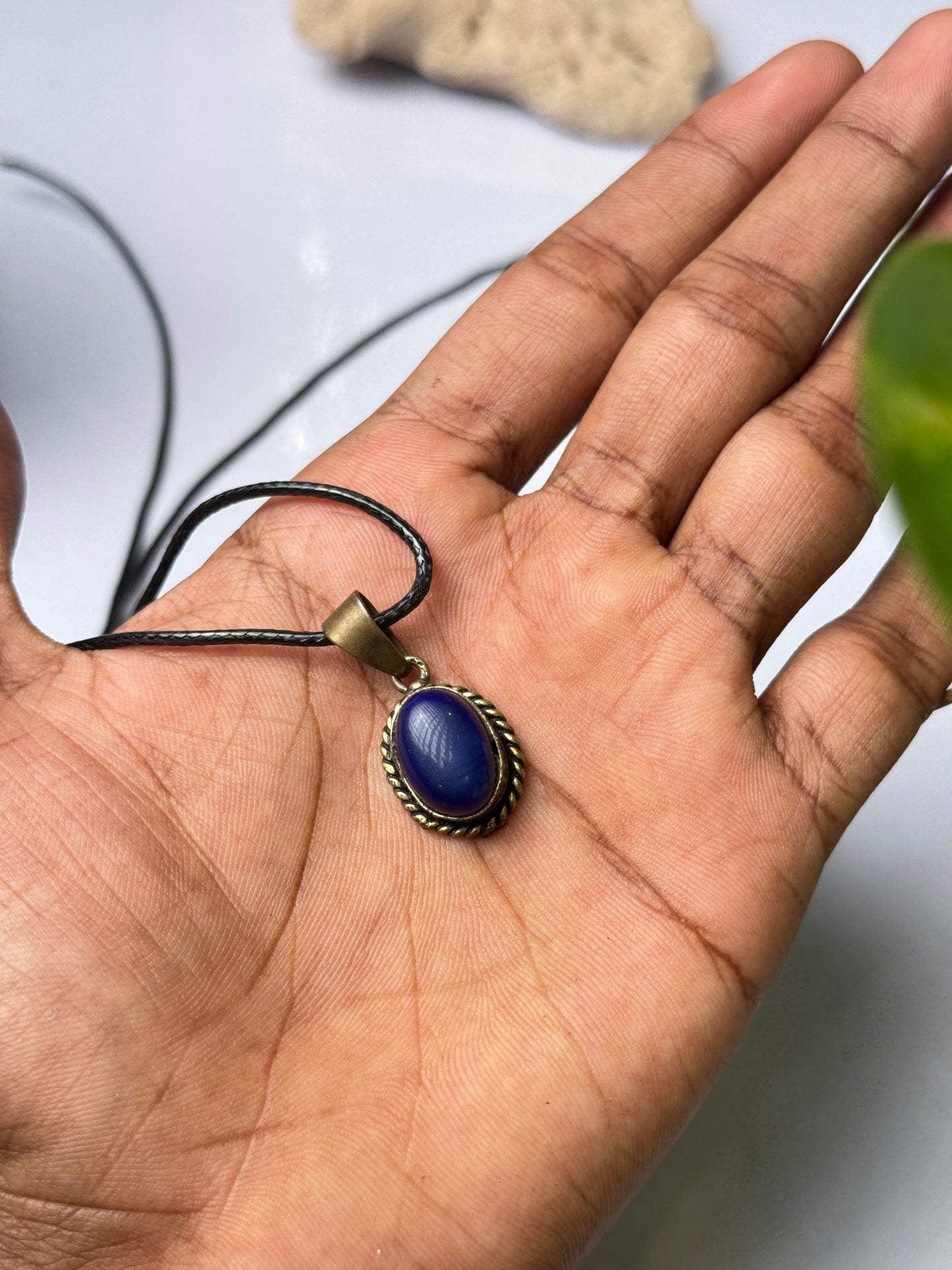 Lapis stone necklace