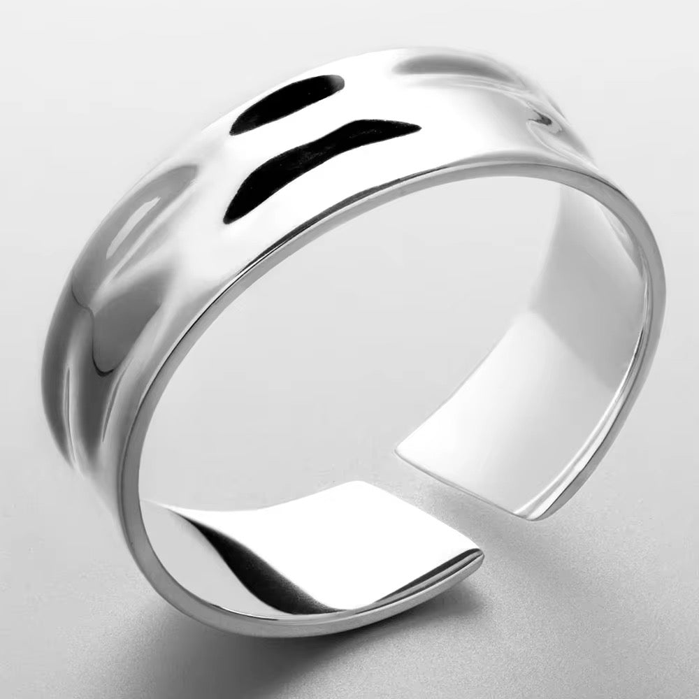 Uneven shaped adjustable stainless steel adjustable ring