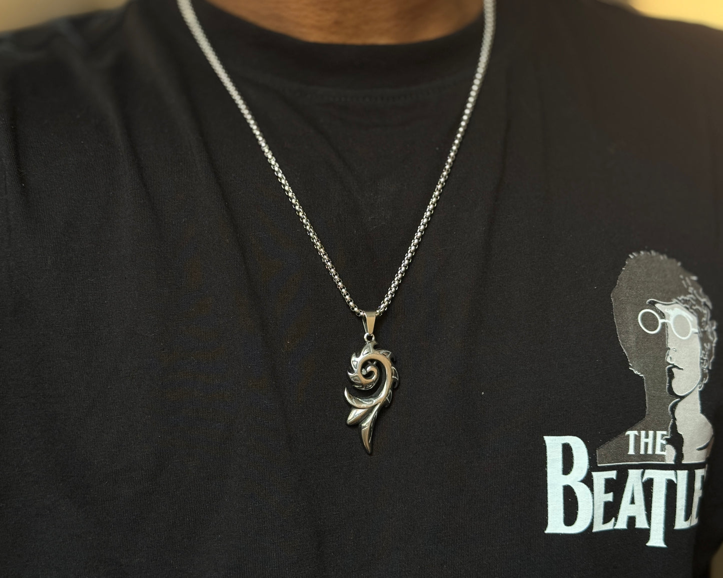 Guardian power Stainless steel necklace