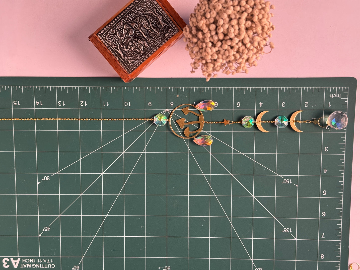 Round Mushroom sun catcher