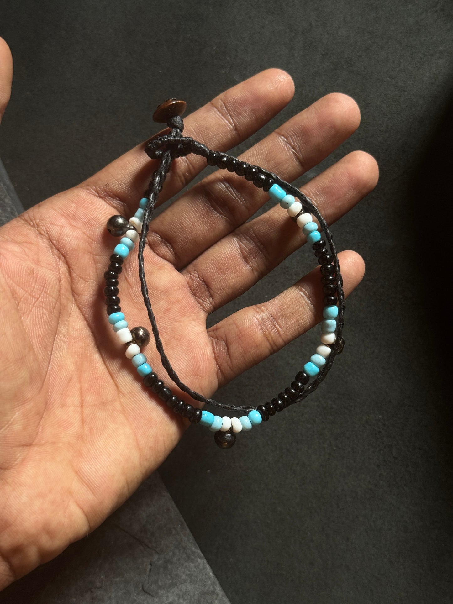 2 layer sound making ghungroo bells anklet