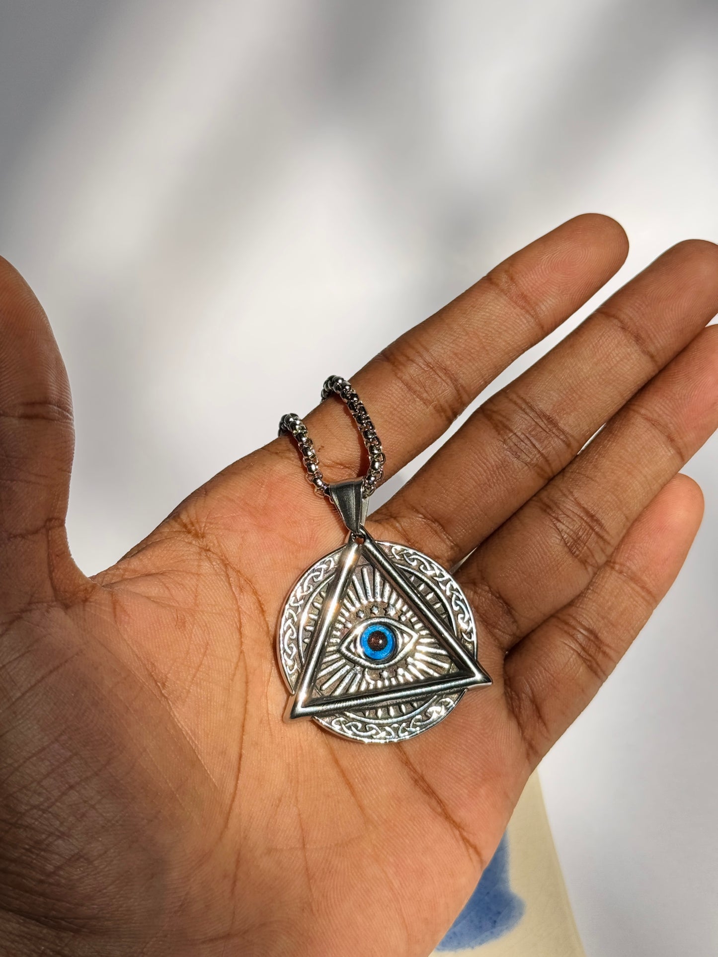 Illuminati premium stainless steel necklace