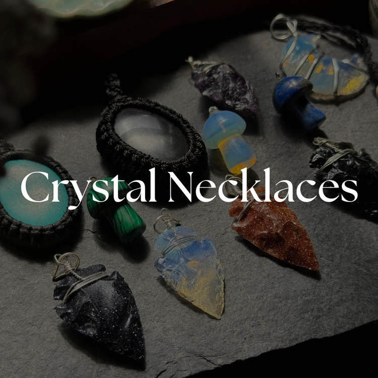Natural stone/crystal necklaces