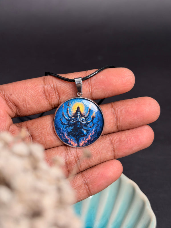 Rudra Shiva Resin Necklace