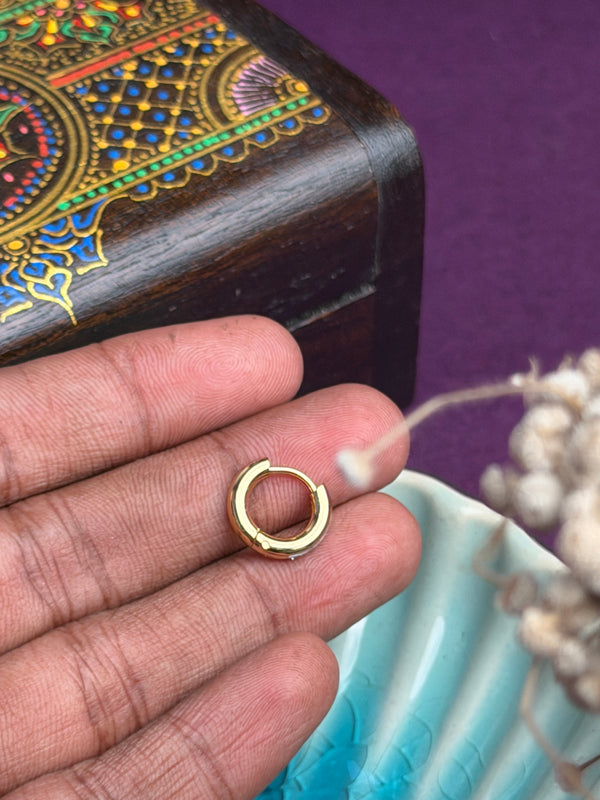 Crystal Edge Hoop