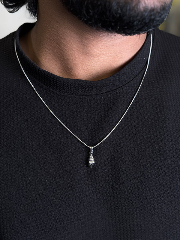 Shell Stainless Steel silver necklace