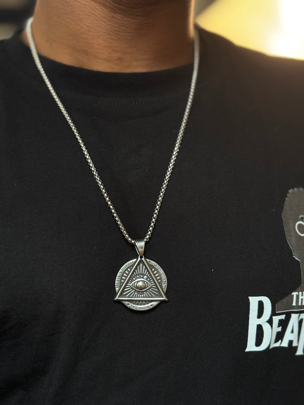 Illuminati premium stainless steel necklace