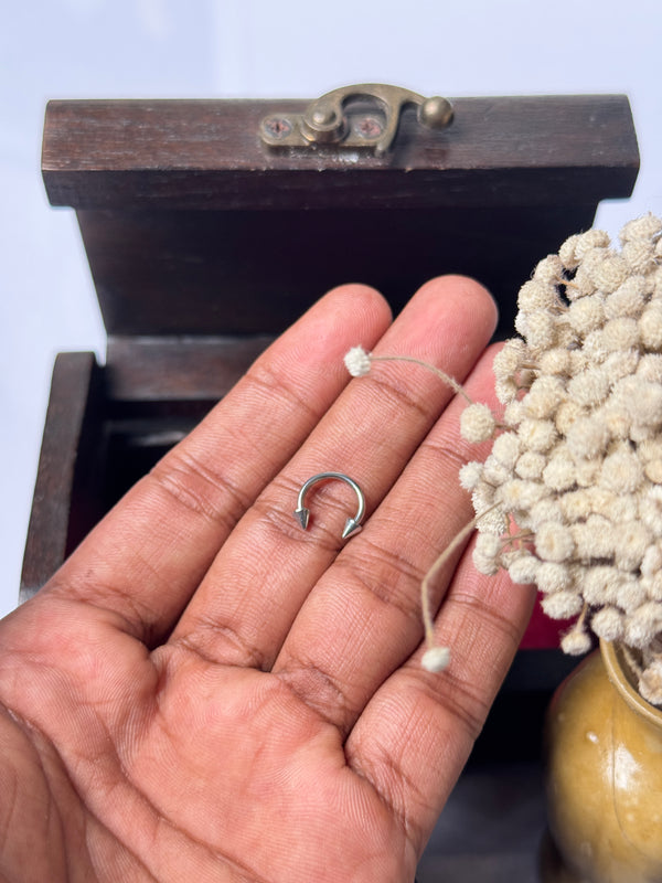 Steel Spike Minimal Ring