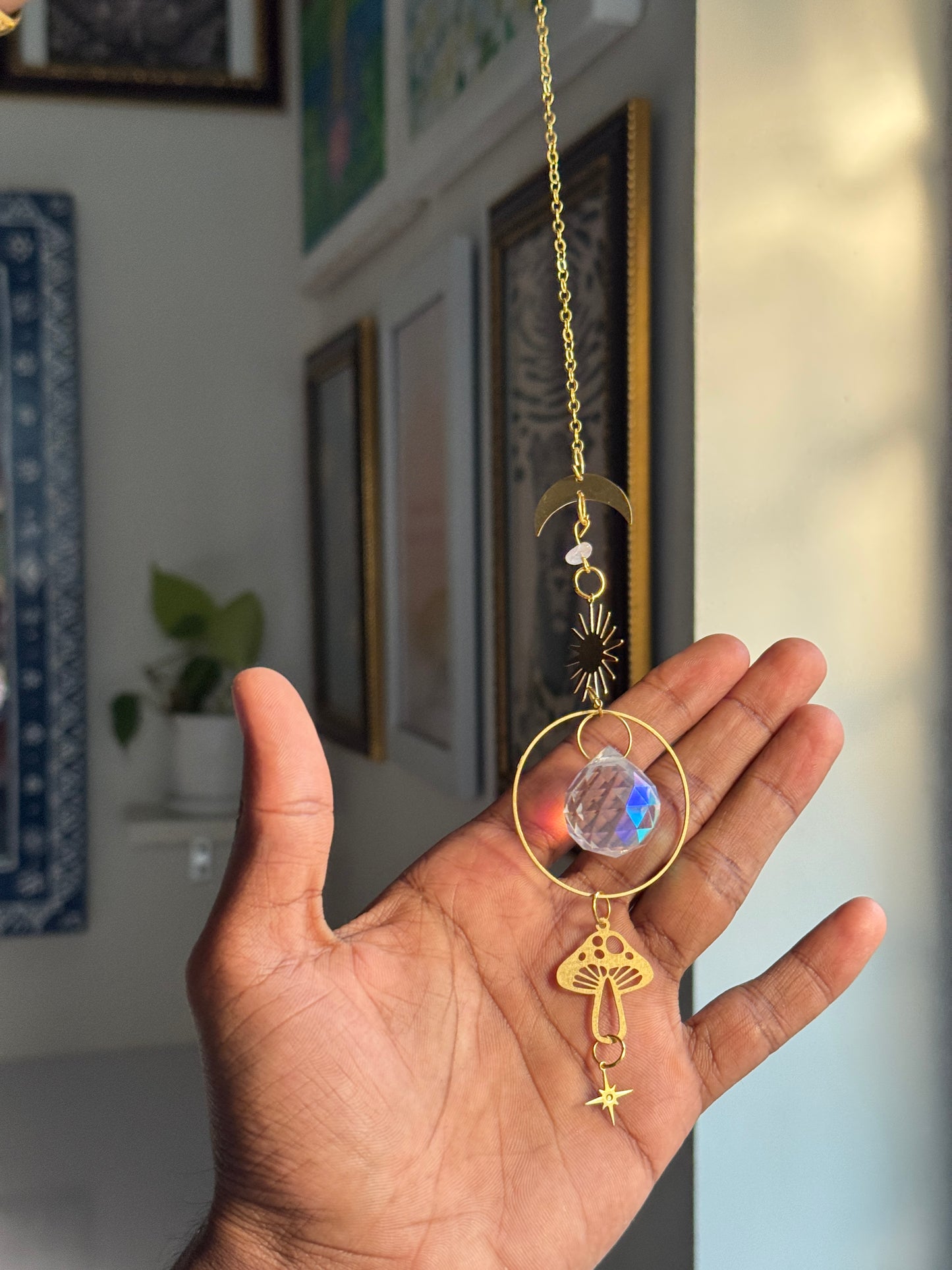 Mushroom  sun catcher