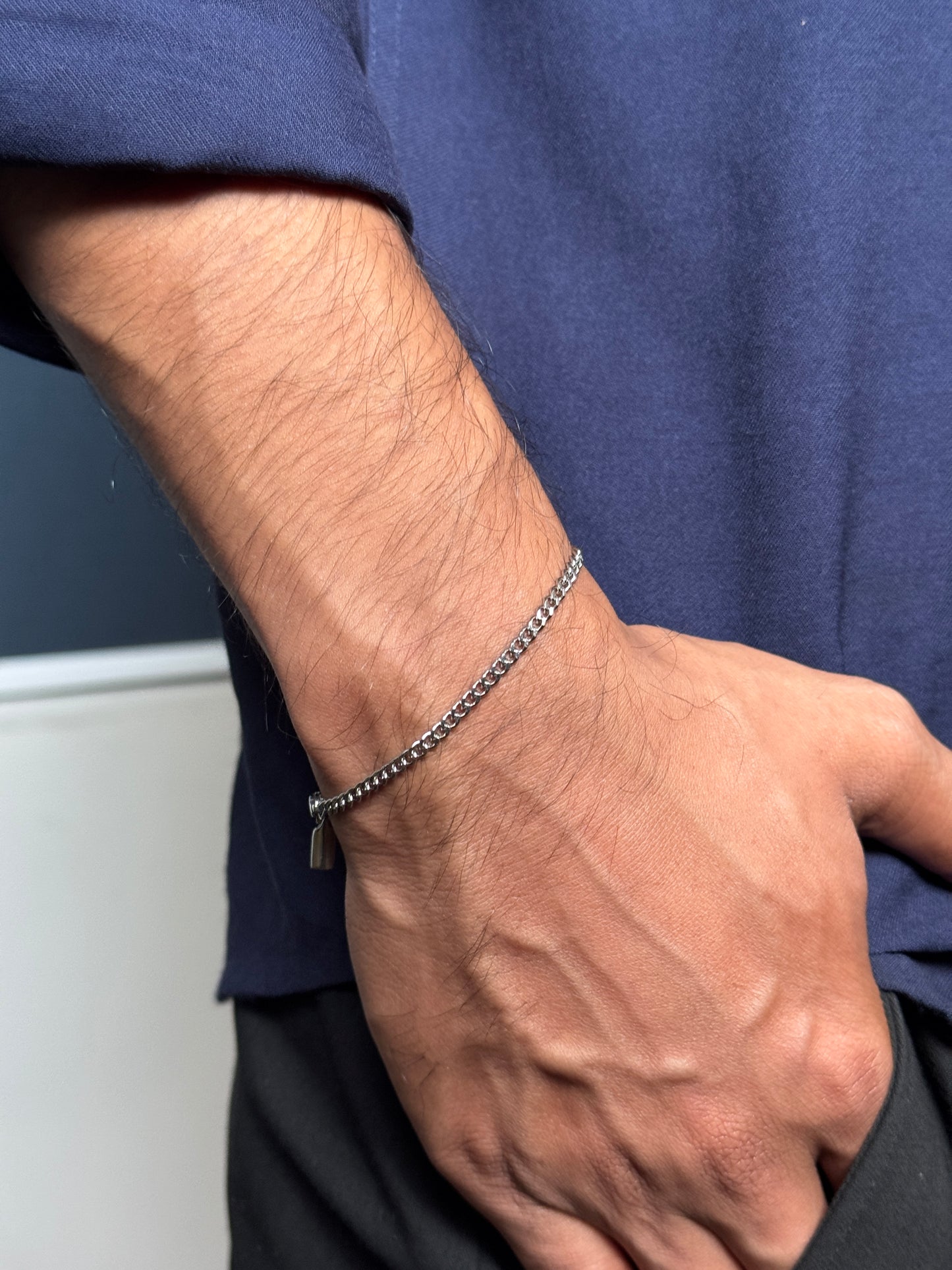stainless steel cable  bracelet