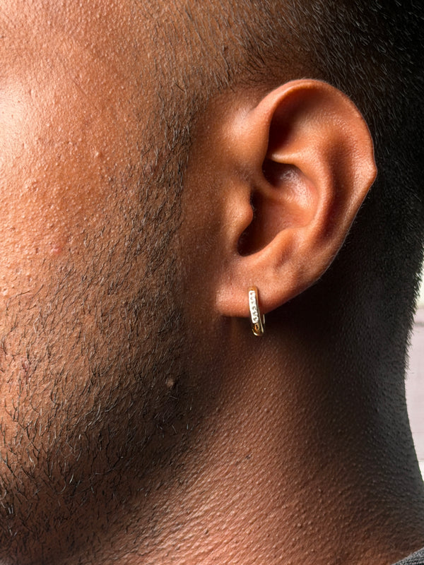 Crystal Edge Hoop