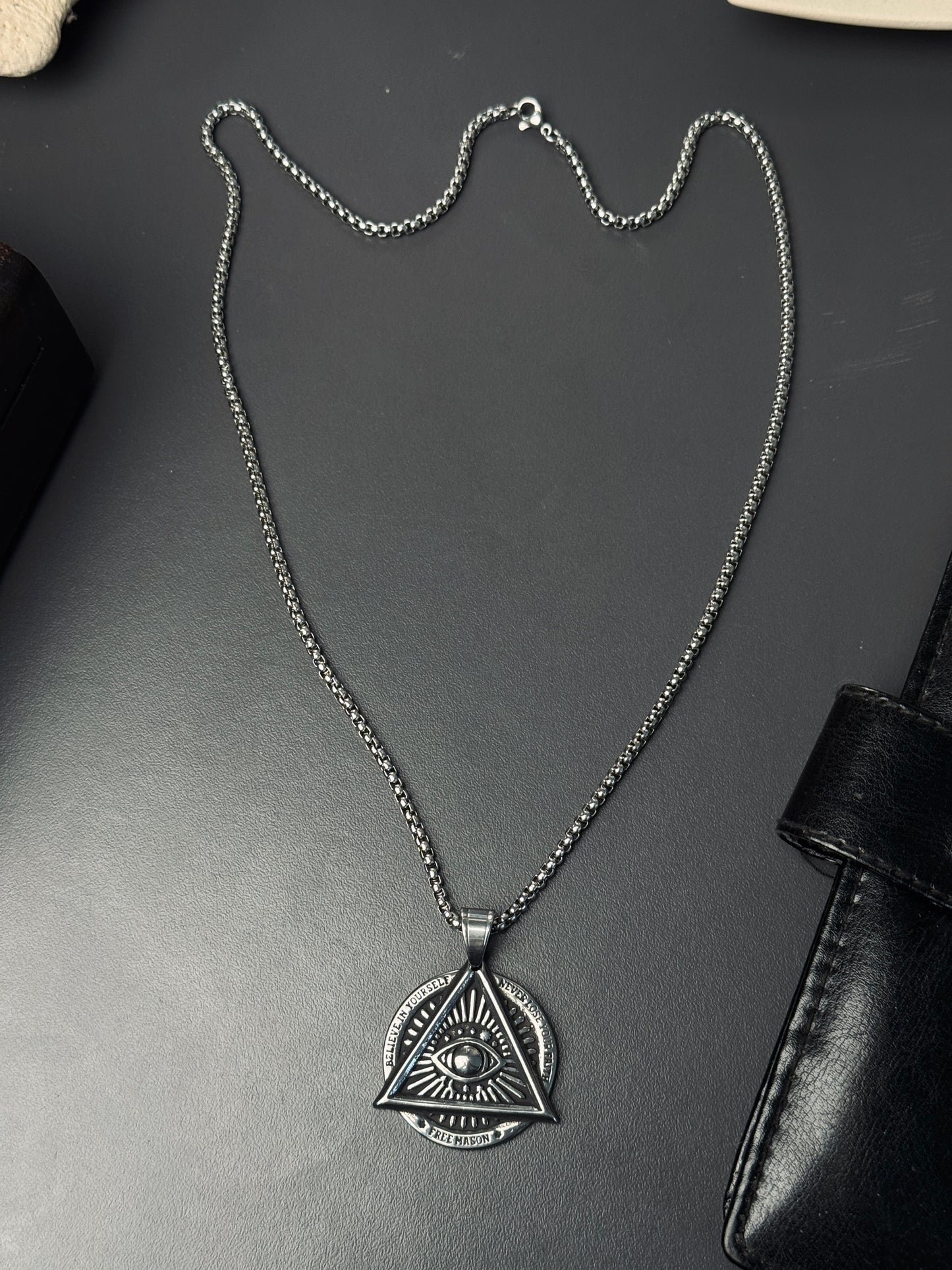 Illuminati premium stainless steel necklace