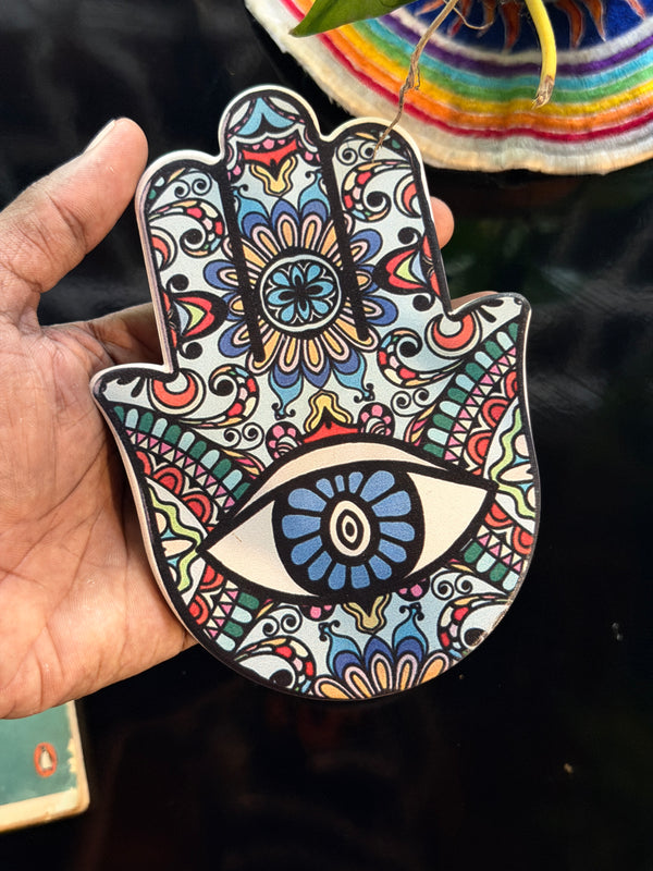 Evil Eye Hamsa Coaster