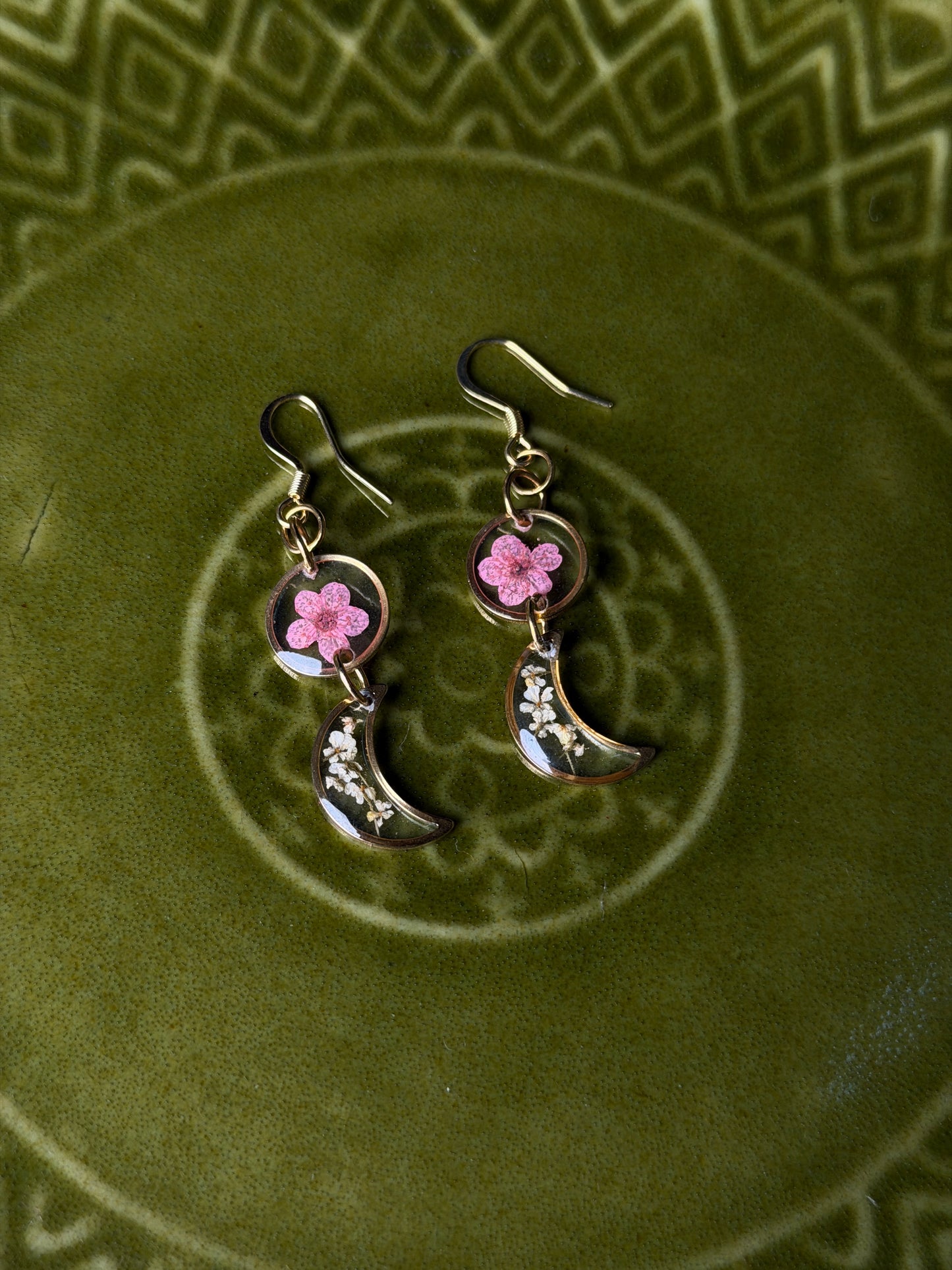 Floral earrings