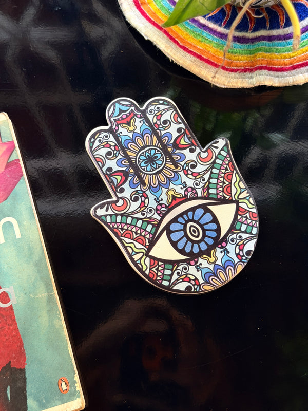 Evil Eye Hamsa Coaster