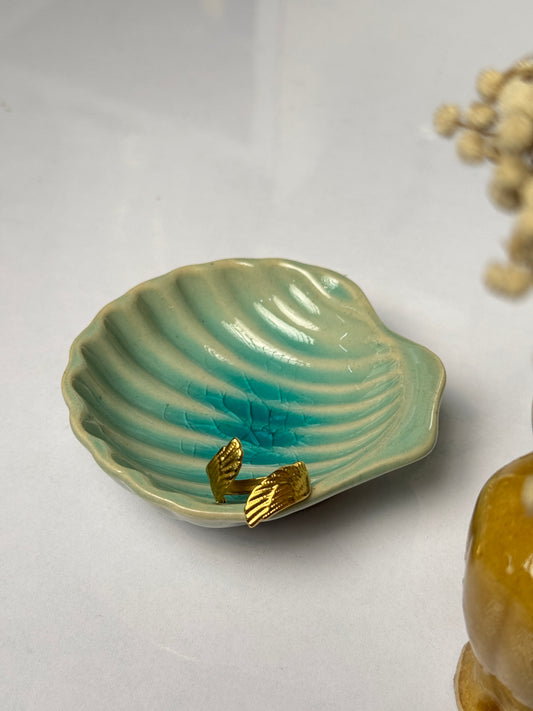 Wings adjustable  18k gold plated ring