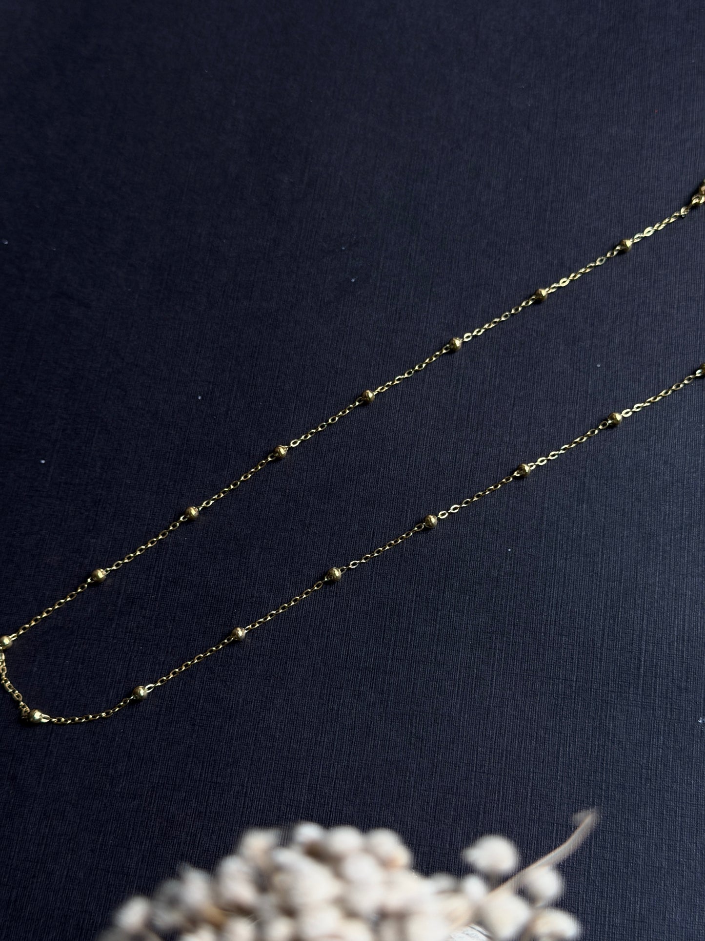 Hip chain doted single layer ( anti tarnish )