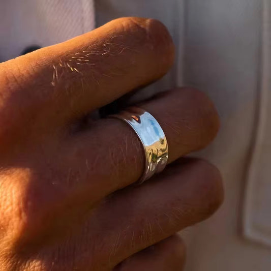 Uneven shaped adjustable stainless steel adjustable ring