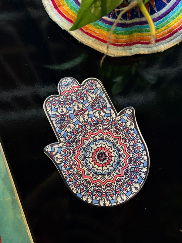 Mandala Hamsa Coaster