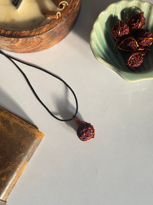 Rudraksha necklace ( 5 face )
