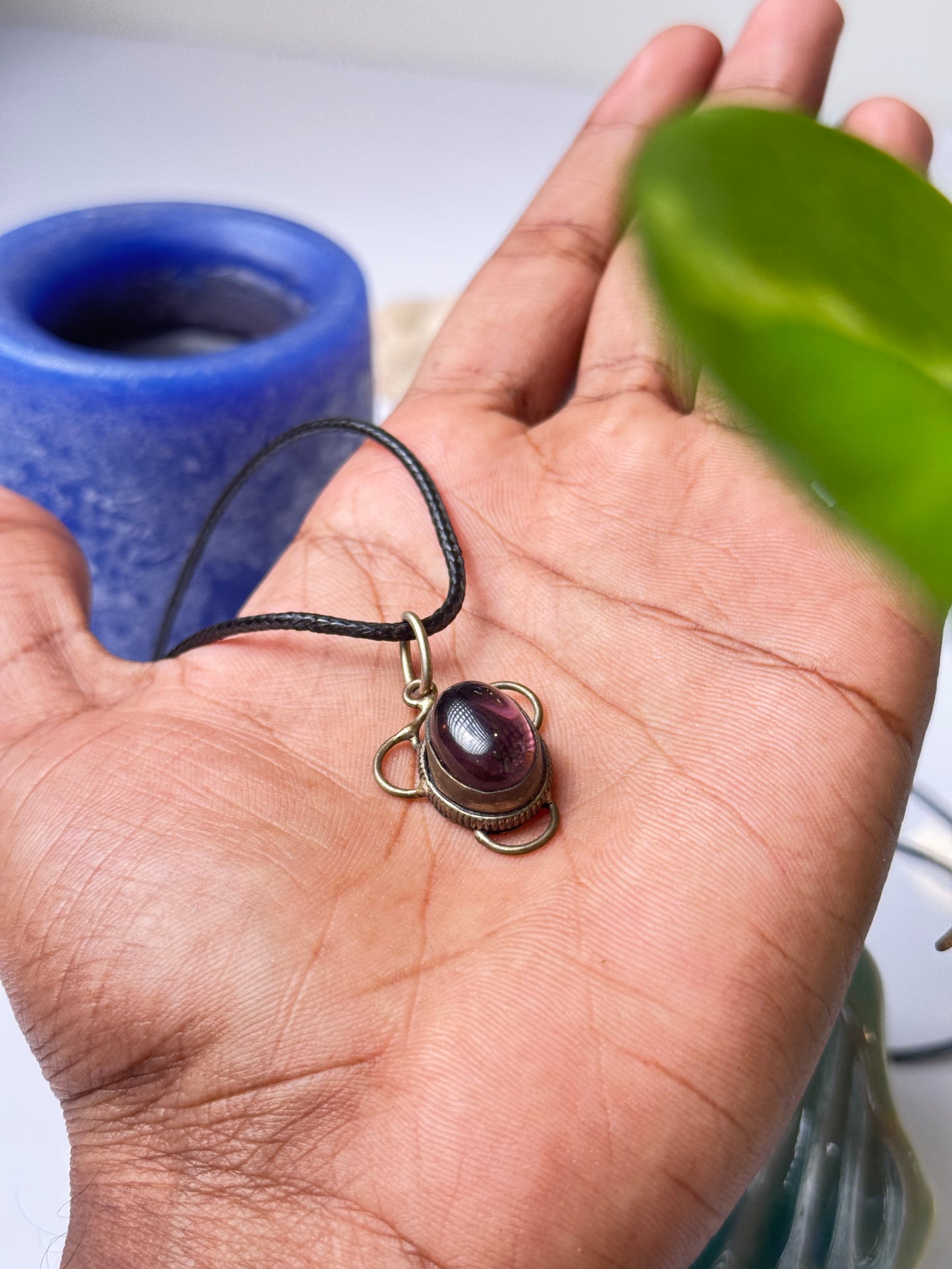 Amethyst  tone necklace