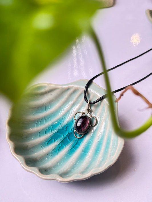 Amethyst  tone necklace