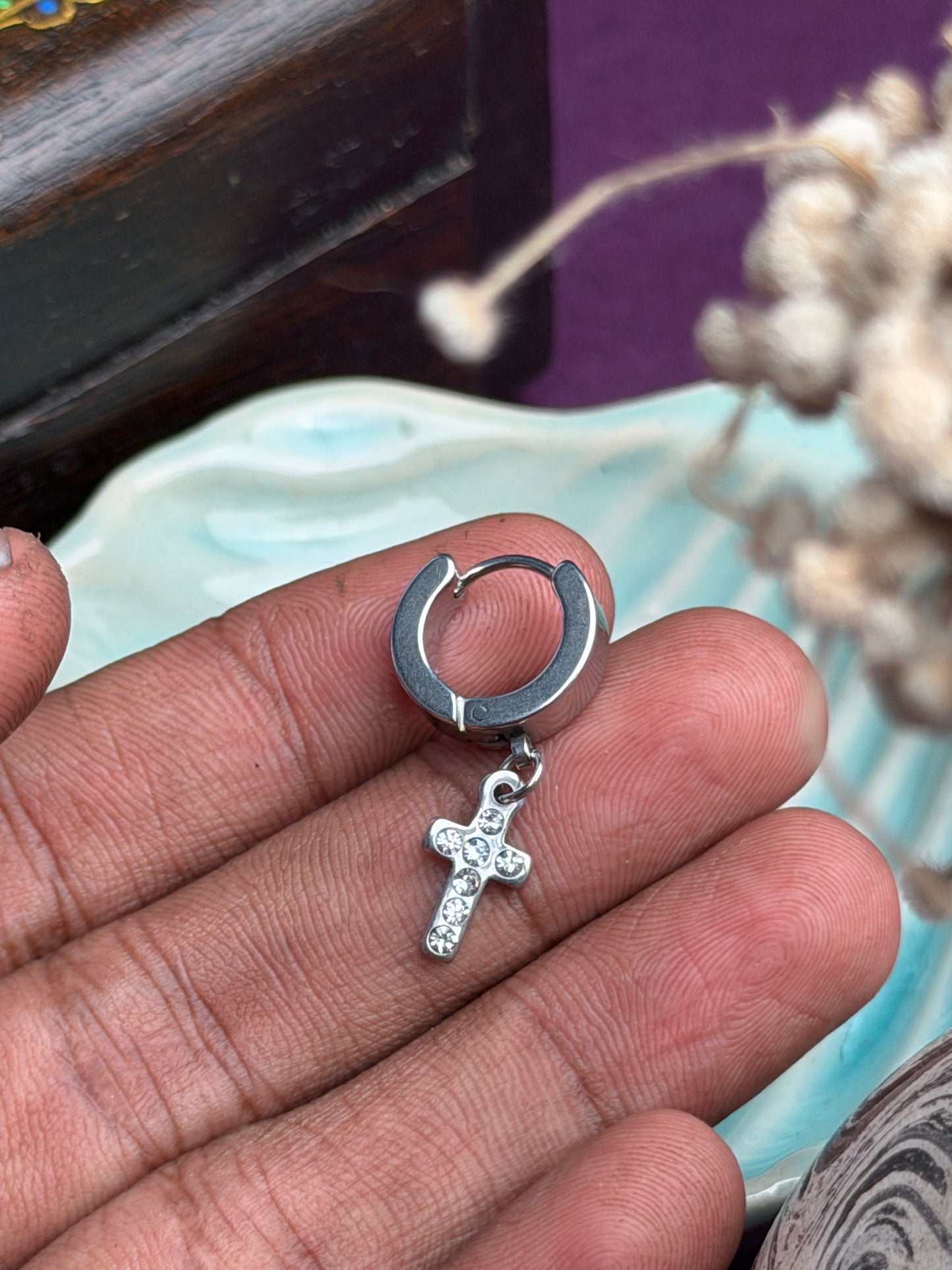 Faith drop hoop