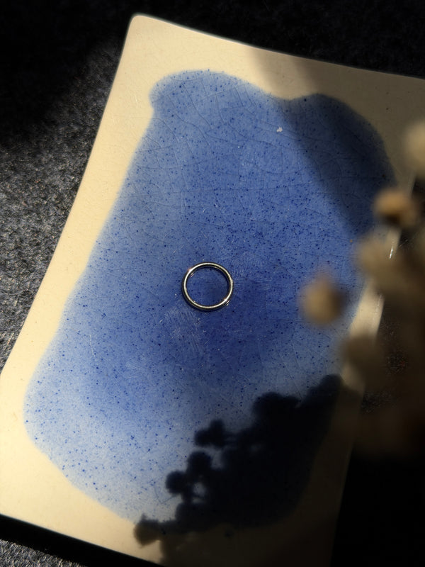 Virat Kohli earring  / nose ring ( silver colour )