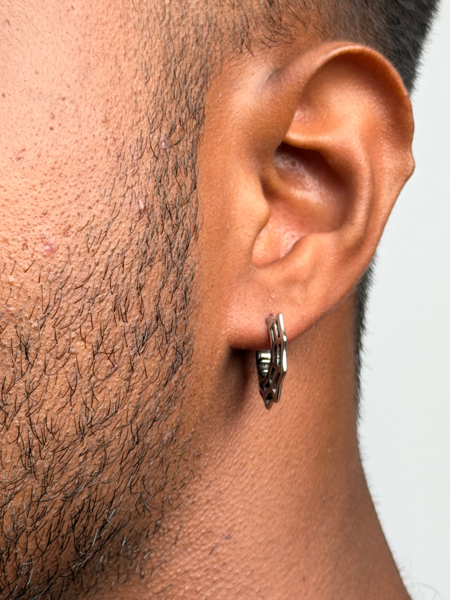 Spiderweb Hoop Earring / septum