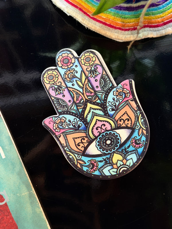 Hamsa hand coaster