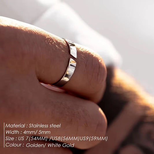 Plain adjustable stainless steel adjustable ring