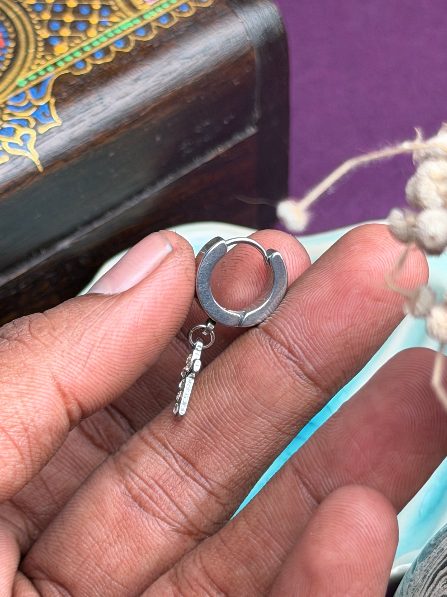Faith drop hoop