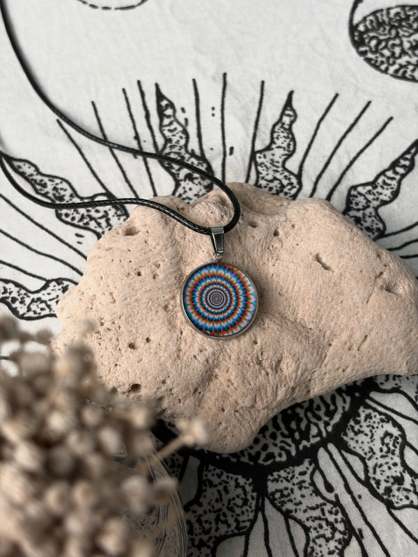 Psychedelic Spiral
 necklace