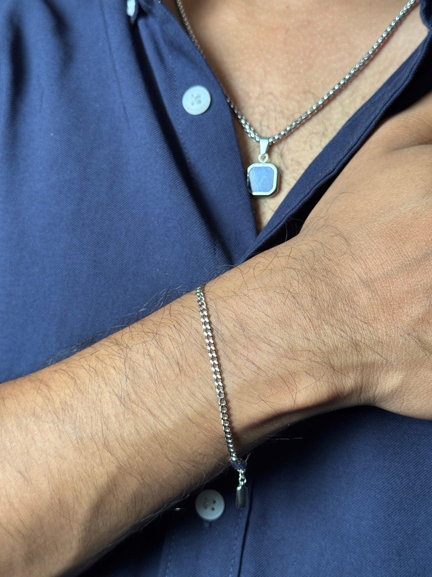 stainless steel cable  bracelet