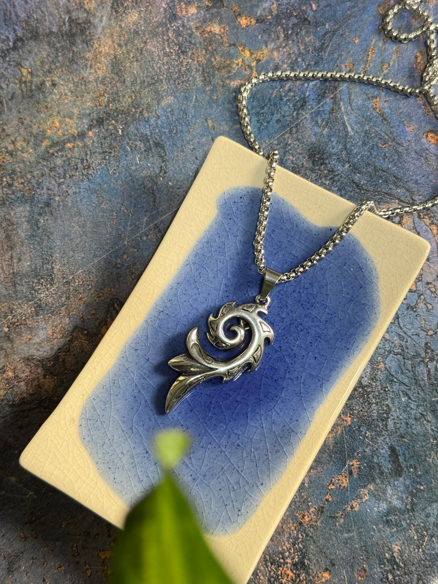 Spiral premium stainless steel 60 cm chain