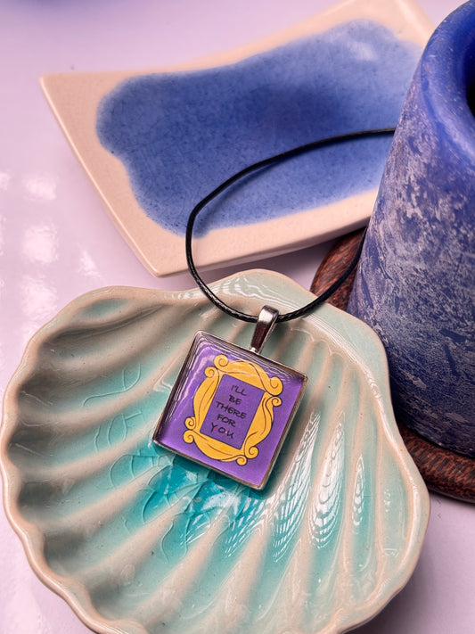 Friends resin necklace