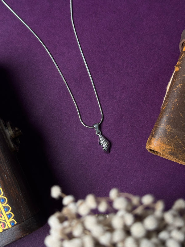 Shell Stainless Steel silver necklace