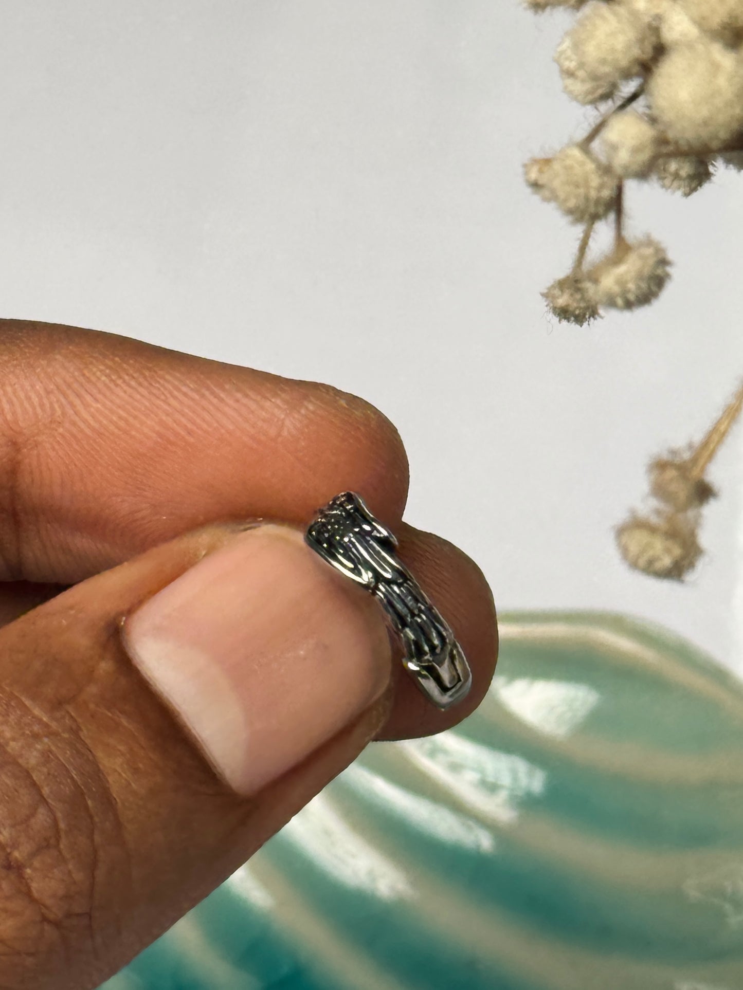 Wings and waves earring