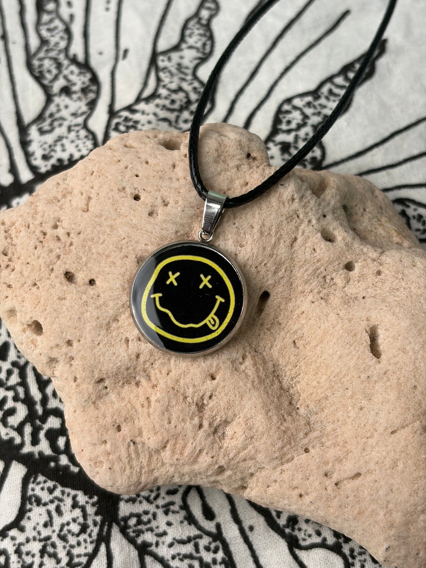 Nirvana resin necklace