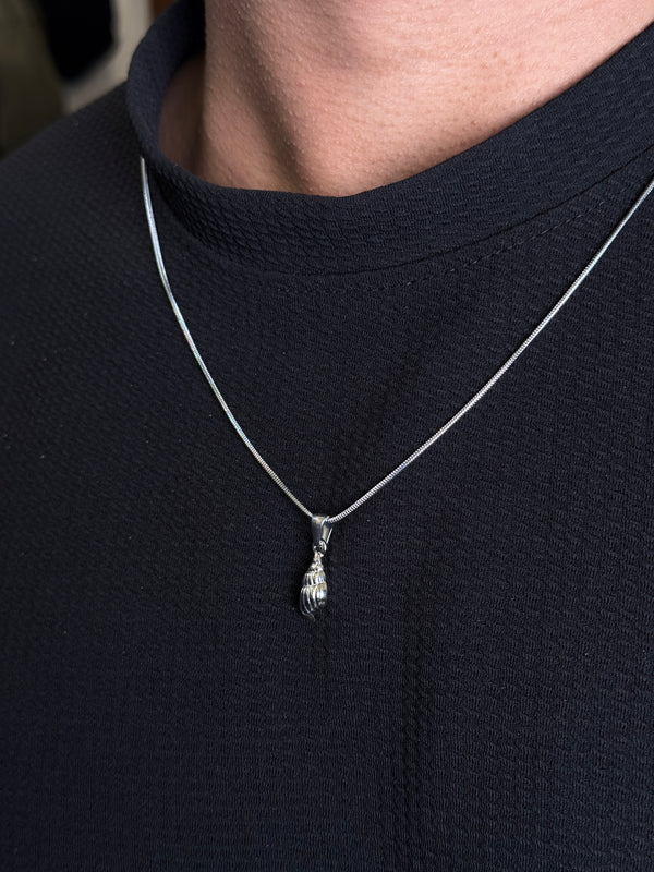 Shell Stainless Steel silver necklace