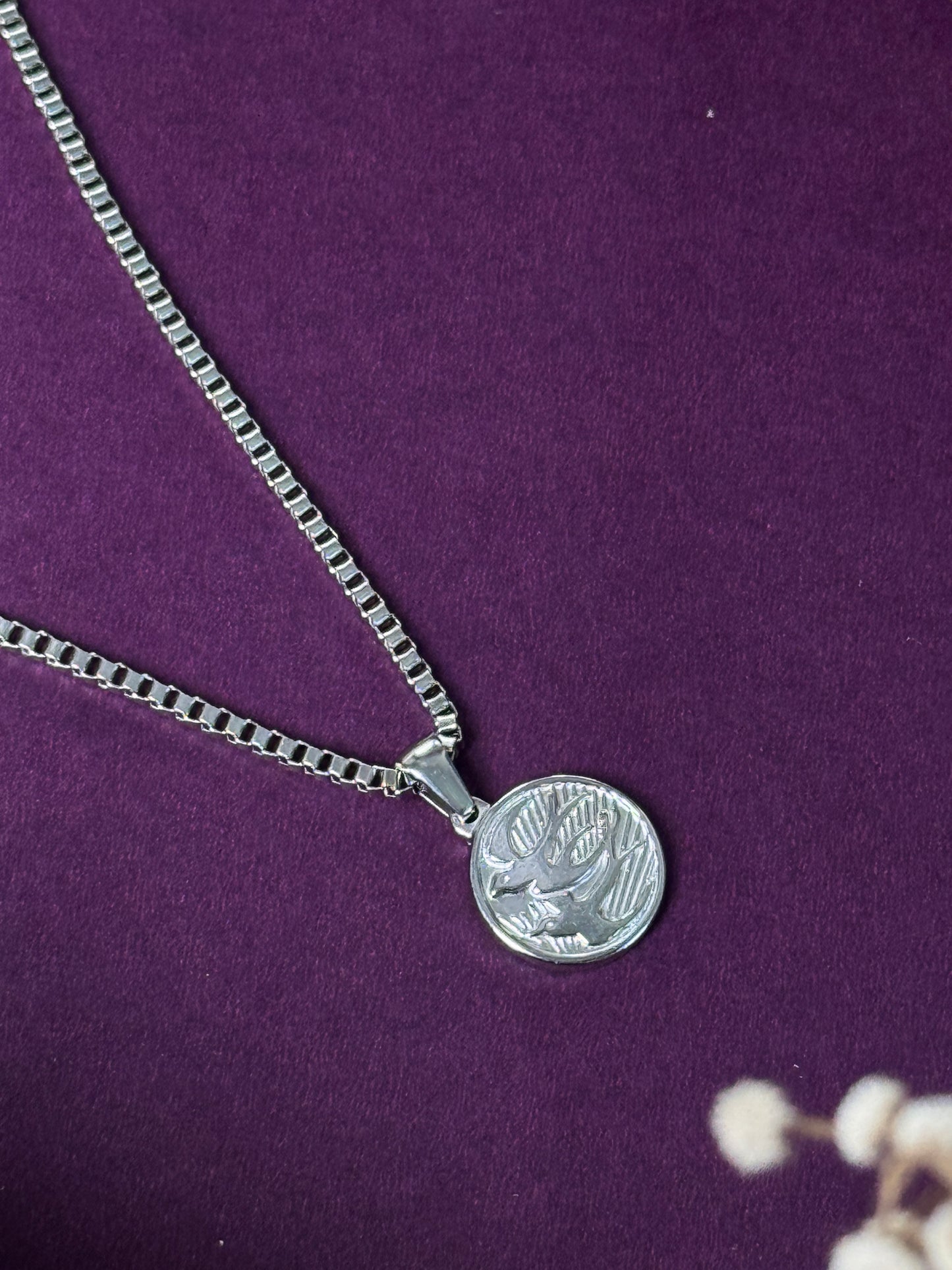 Bird Stainless Steel silver necklace