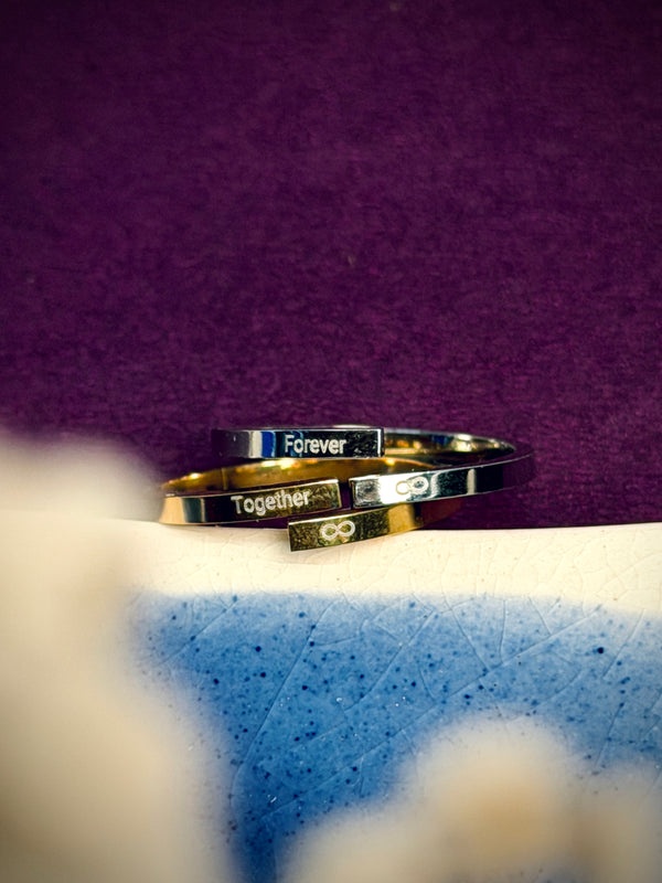 Forever : Together infinity couples combo rings