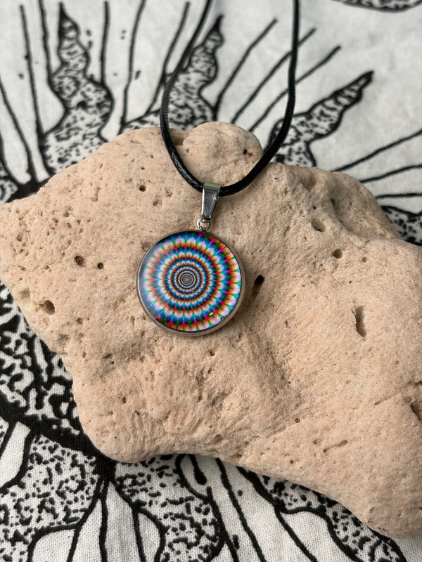 Psychedelic Spiral
 necklace