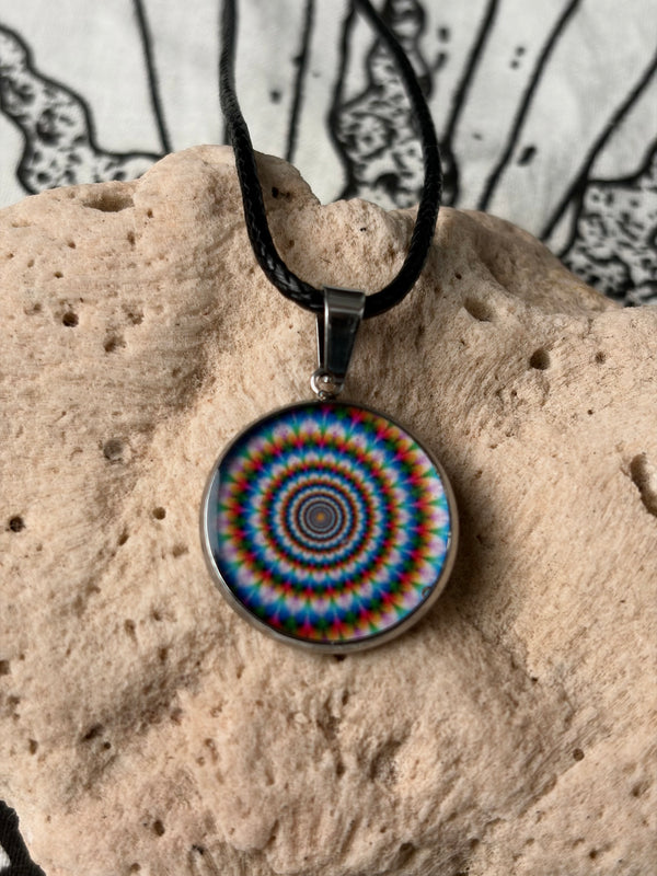 Psychedelic Spiral
 necklace