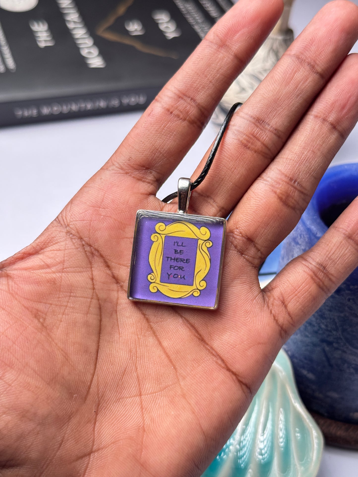 Friends resin necklace