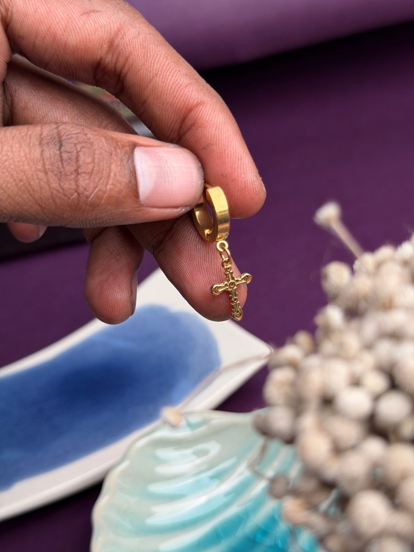 Sacred Gold Dangle