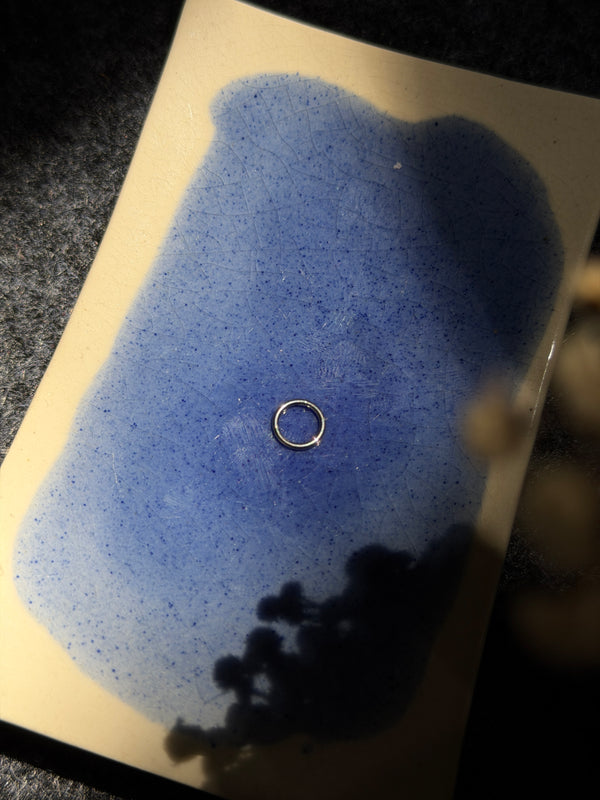Virat Kohli earring  / nose ring ( silver colour )